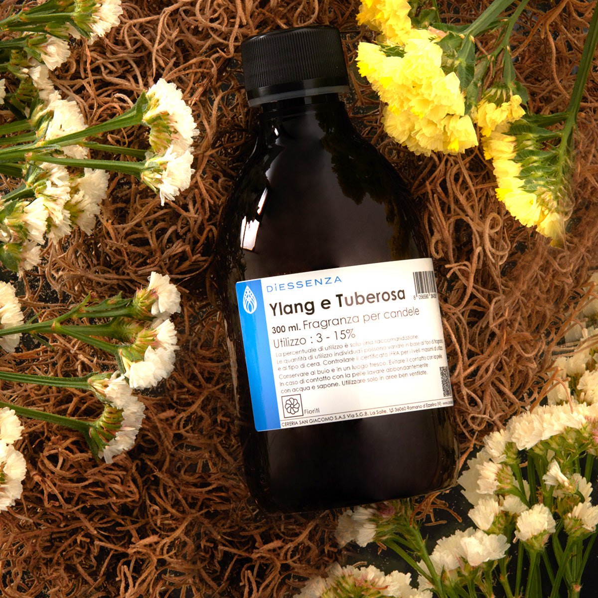 Ylang & Tuberose candle fragrance for soy and paraffin