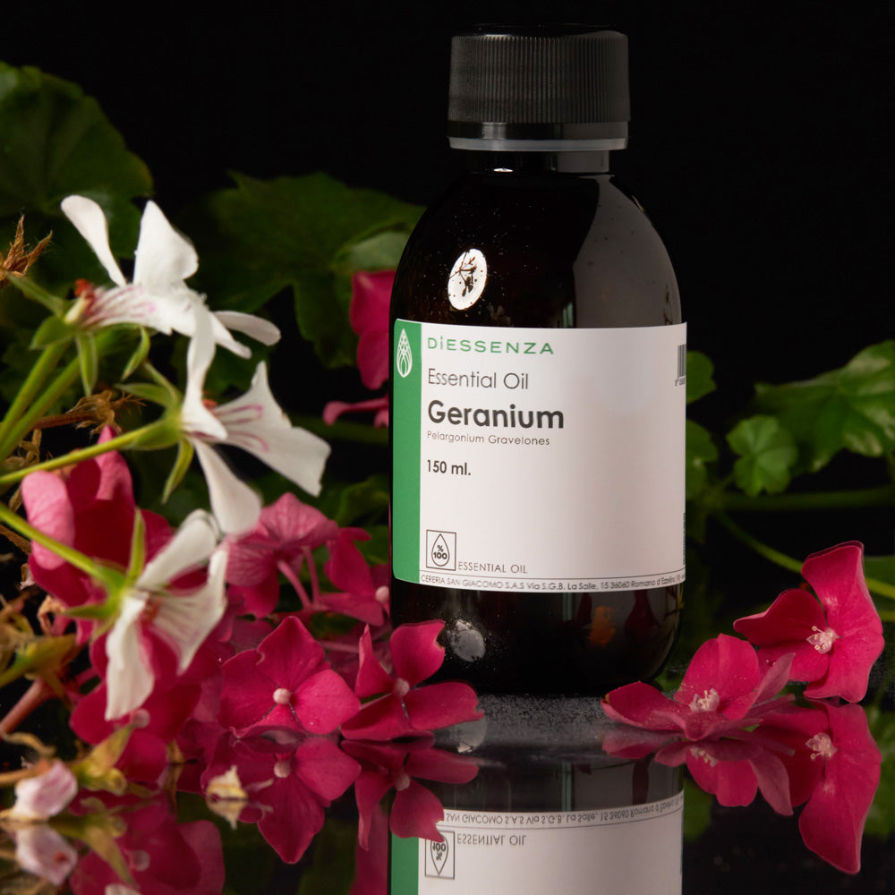 Geranium Essential Oil for soya, natural and massage waxes