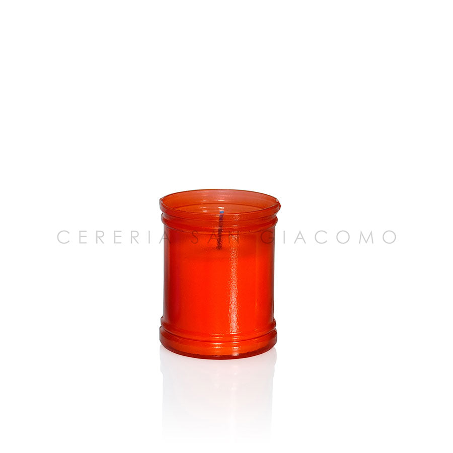 Votive Candle Art. 20 Red without disc Ø 65 mm. H 80 mm. box of 60 pieces