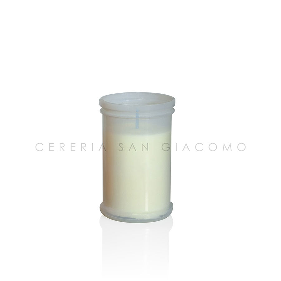 Votive Candle Art. 30T White Ø65 h 105 mm. without disc box of 60
