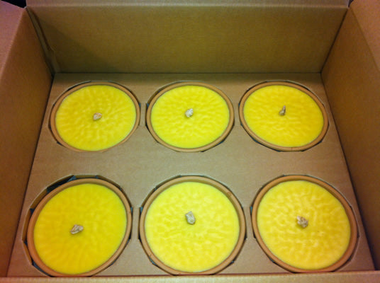 Torches - Roman earthenware pans Ø14 cm. Lemongrass lasted 6 hours